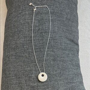 Swarovski Silver and White Crystal Necklace